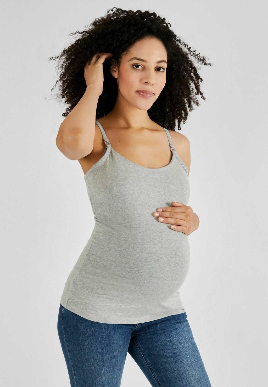 

Базовая футболка MATERNITY NURSING REGULAR FIT JoJo Maman Bébé, серый