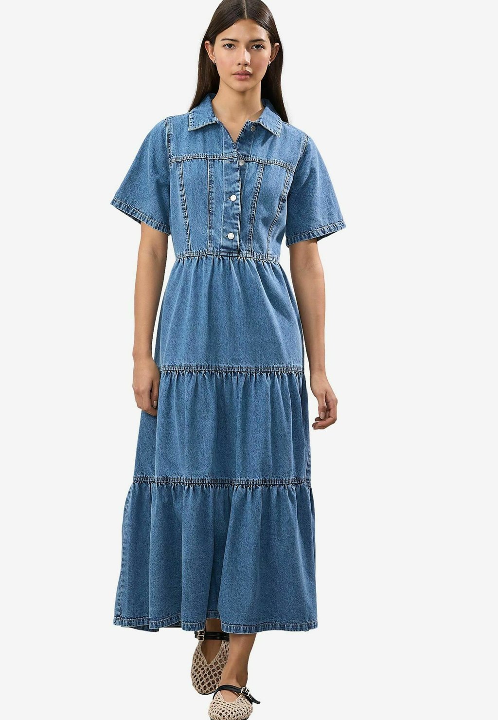 

Платье из денима WESTERN REGULAR FIT Next, синий