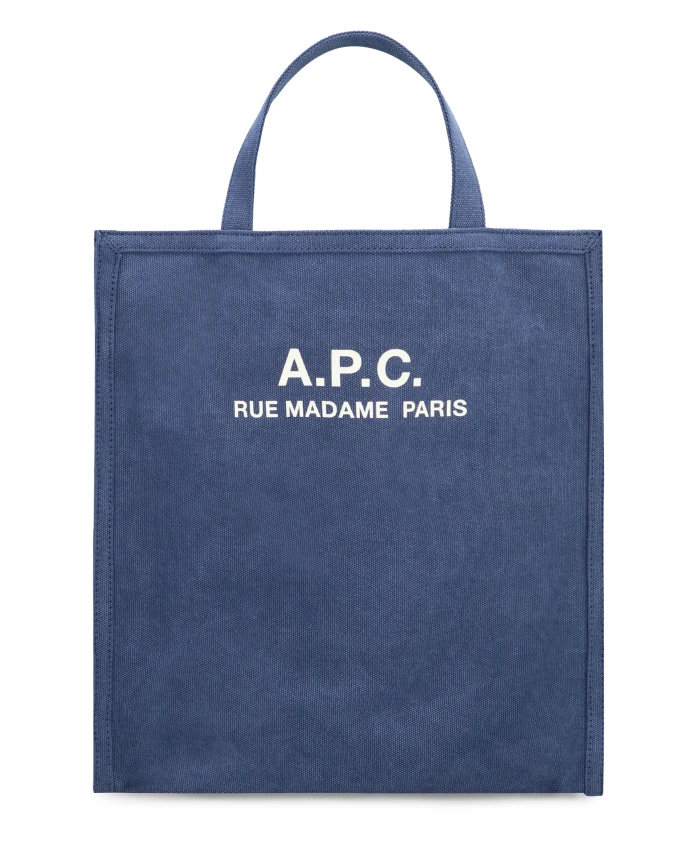 

Джинсовая сумка тоут A.P.C., синий