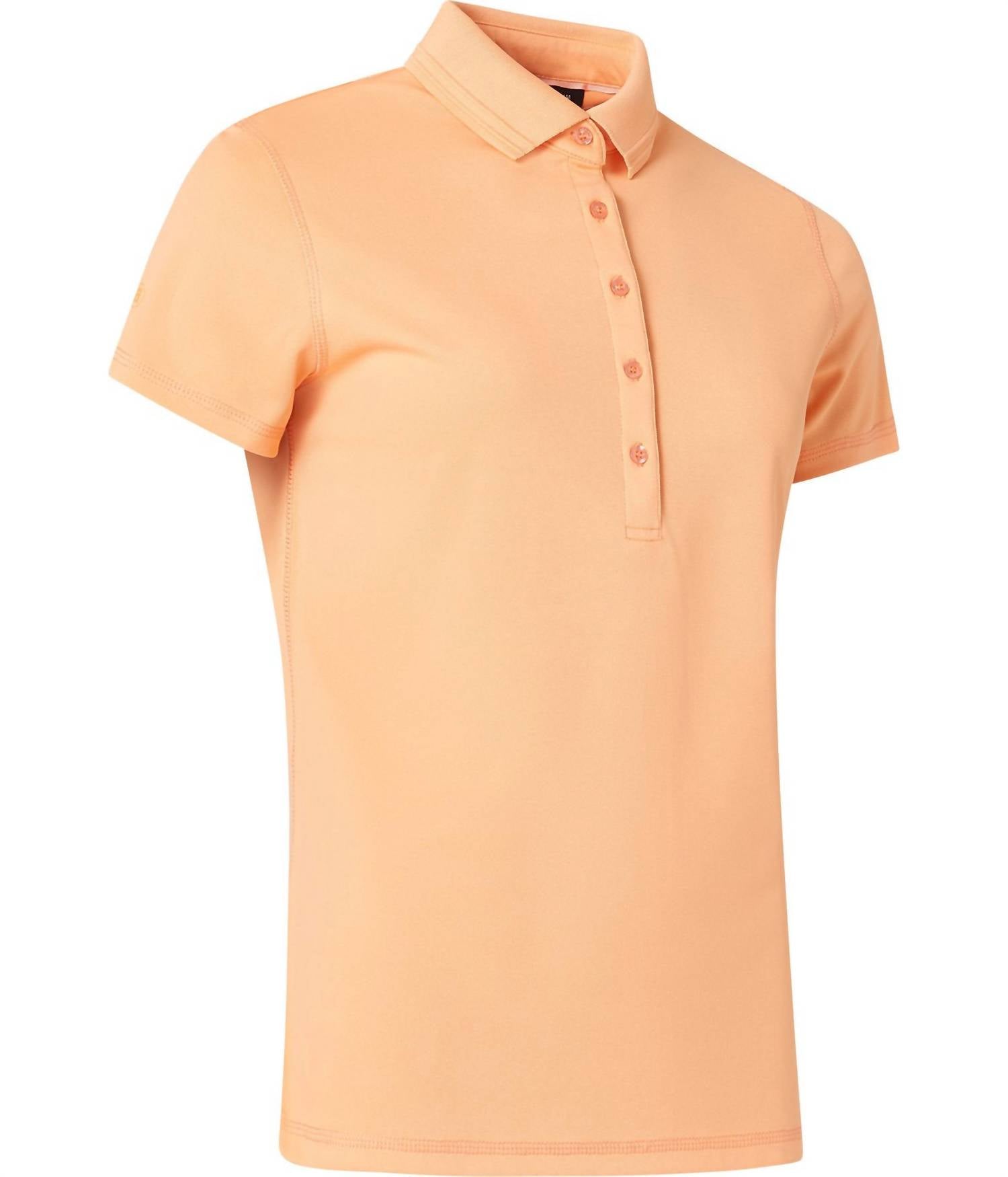 

Женское поло Cray с коротким рукавом в абрикосовом цвете Abacus Sportswear US, цвет apricot