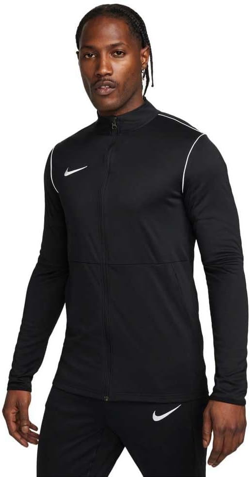 

Nike M Nk Df Park20 Trk Jkt KR Men's Hip Length (Package of 1), Black/White/White