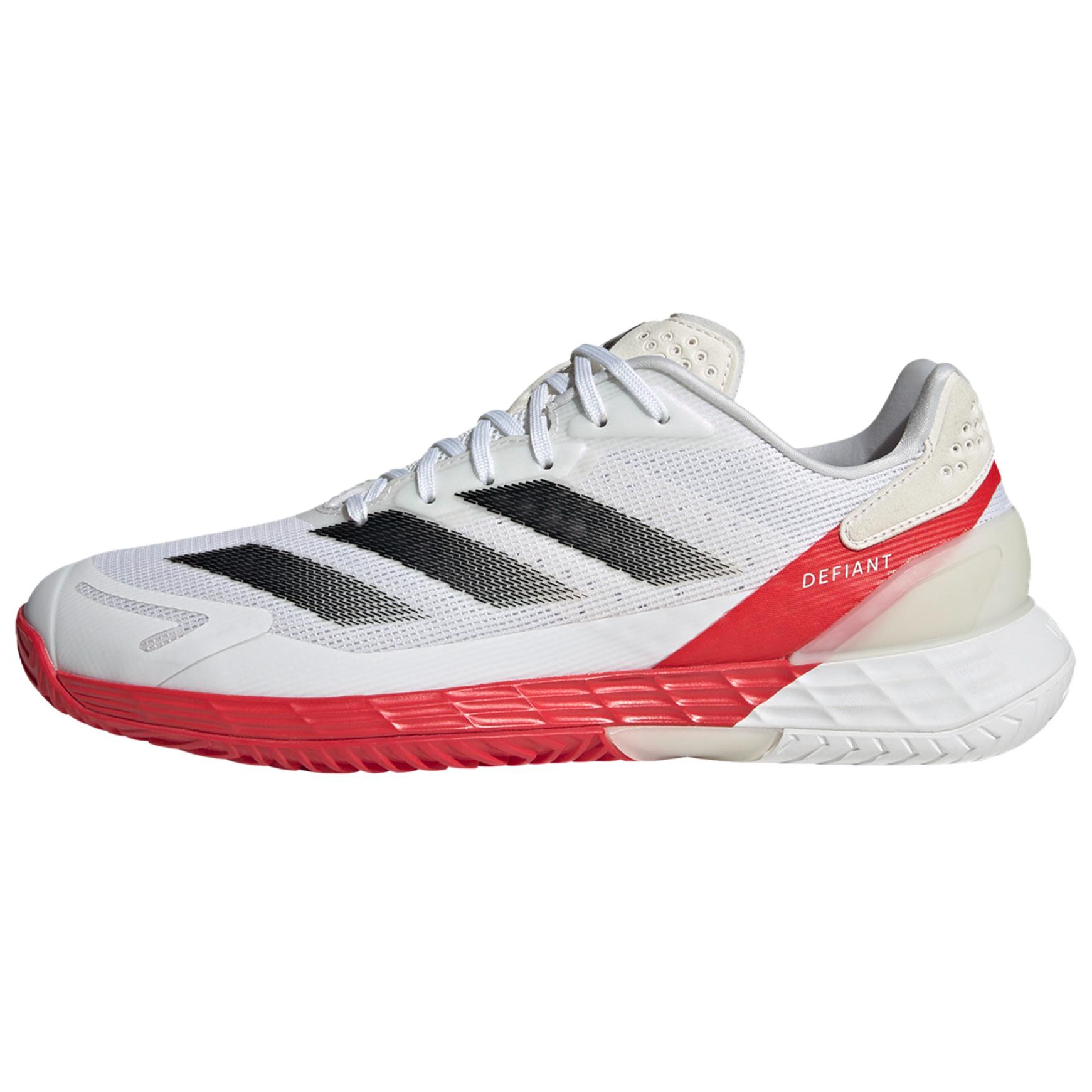 

Adidas Теннисные кроссовки DEFIANT SPEED 2 с низким верхом, противоскользящие, износостойкие, мужские, белые, черные, красные