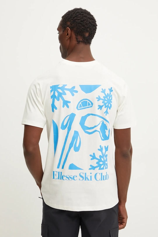 

Хлопковая футболка SKISETTA Ellesse, бежевый
