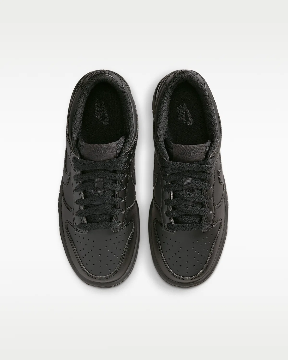 Кроссовки Nike Dunk Low для детей, Black/Black/Black — фото 4