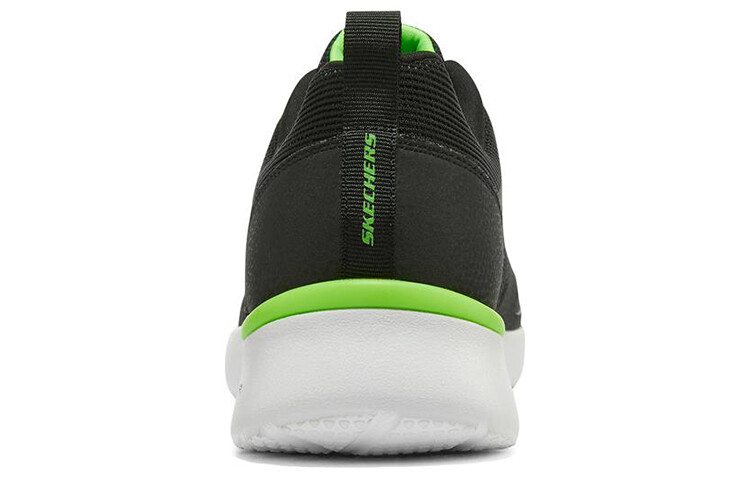 Кроссовки мужские Skech-Air Dynamight с низким верхом, черные/зеленые Skechers — фото 4