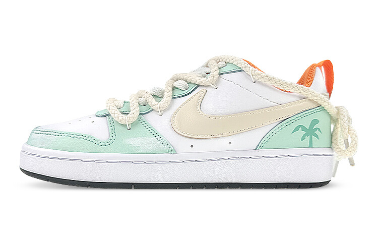 

Кроссовки Nike Court Borough Series Skateboard Shoes Women's Low-Top Yellow Green