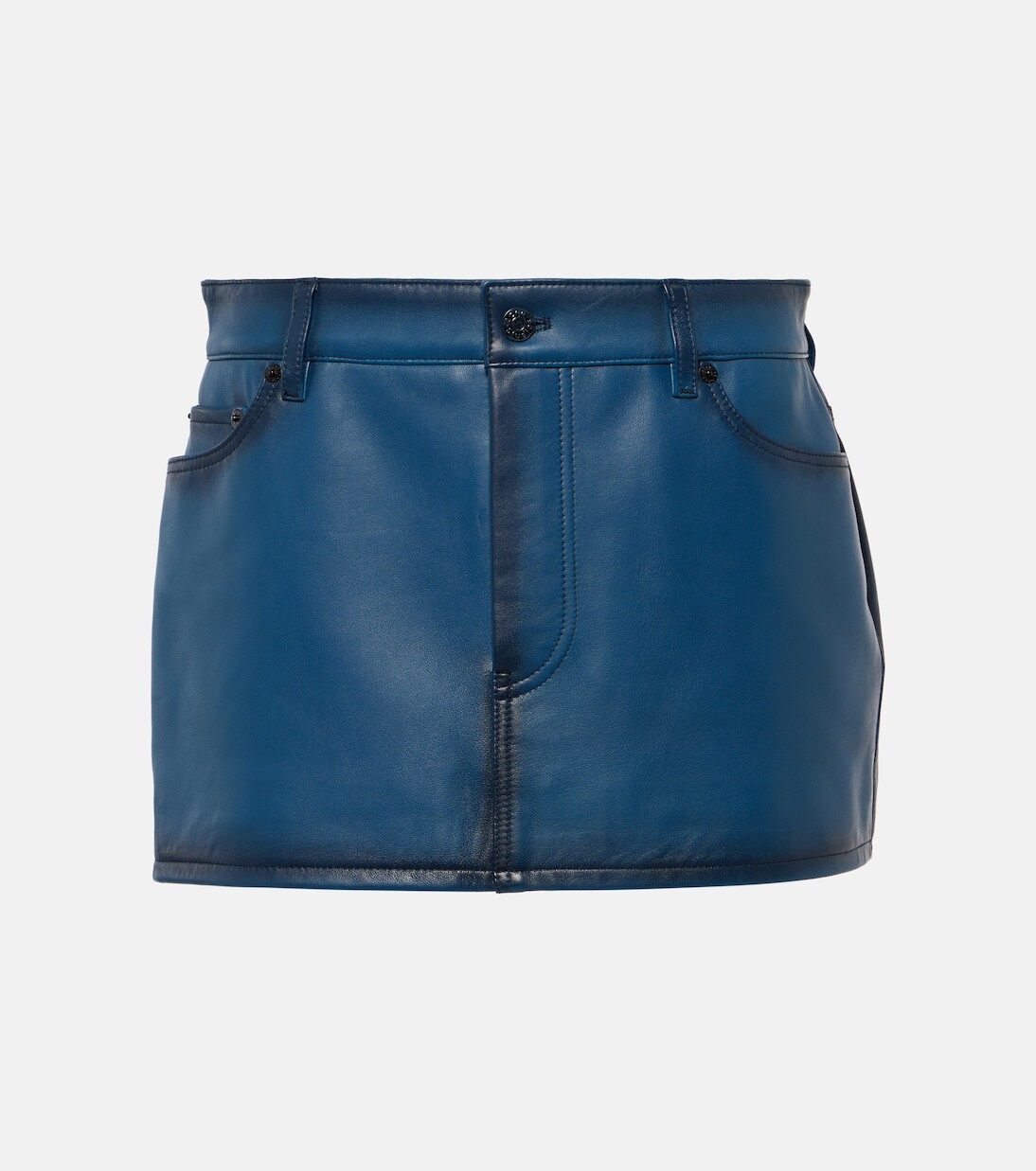 

Кожаная мини-юбка lacaria Acne Studios, черный