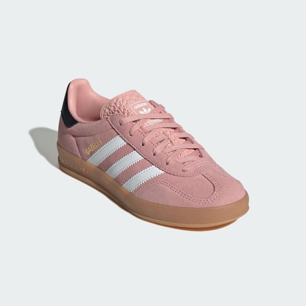 Кроссовки Adidas Gazelle Indoor Shoes Kids, цвет Wonder Mauve/Cloud White/Core Black — фото 4