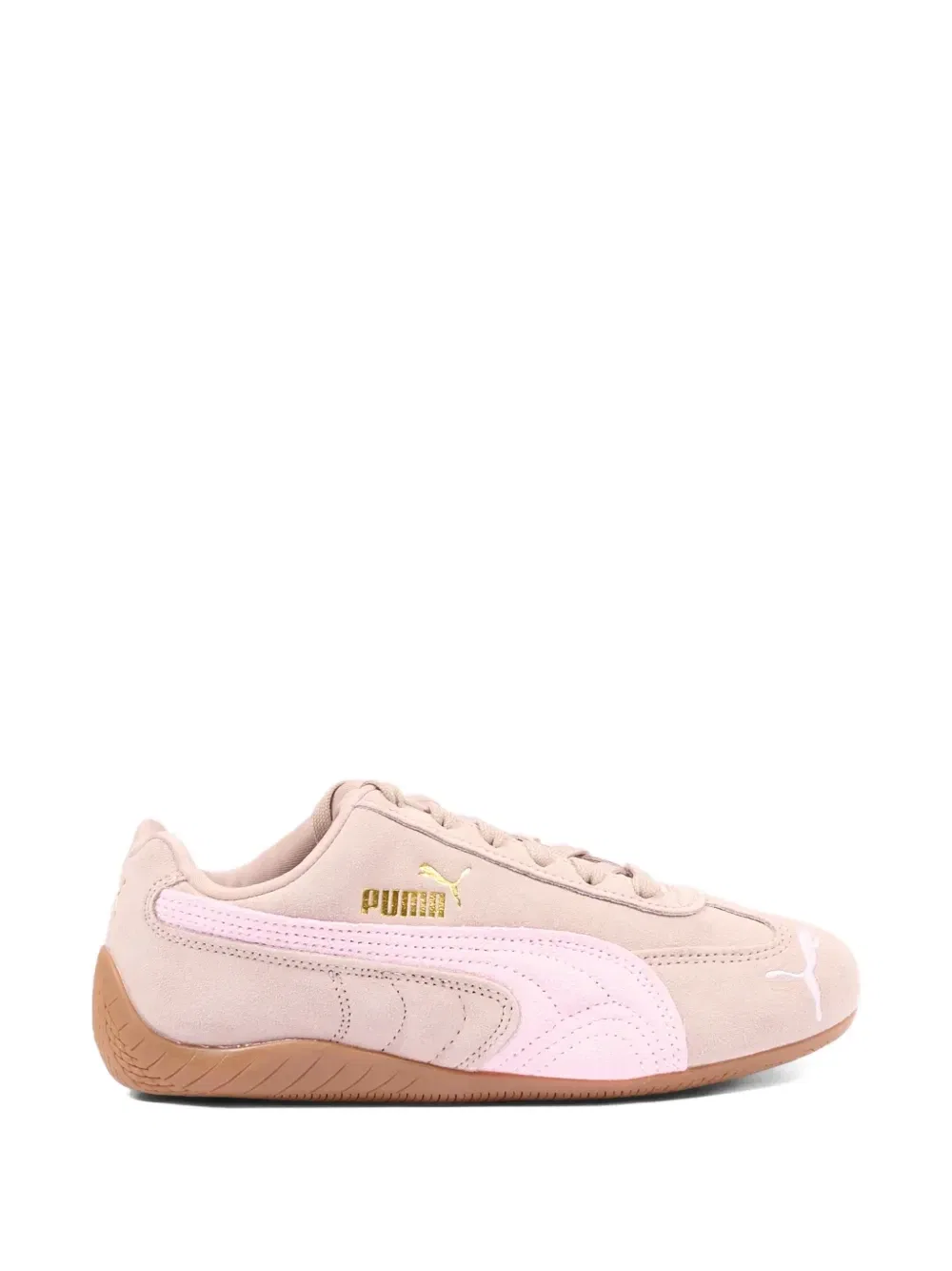 Кеды с логотипом Puma Kids, бежевый — фото 2