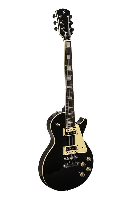 

Электрогитара Stagg Archtop Solid Body Electric Guitar - Black - SEL-STD BLK