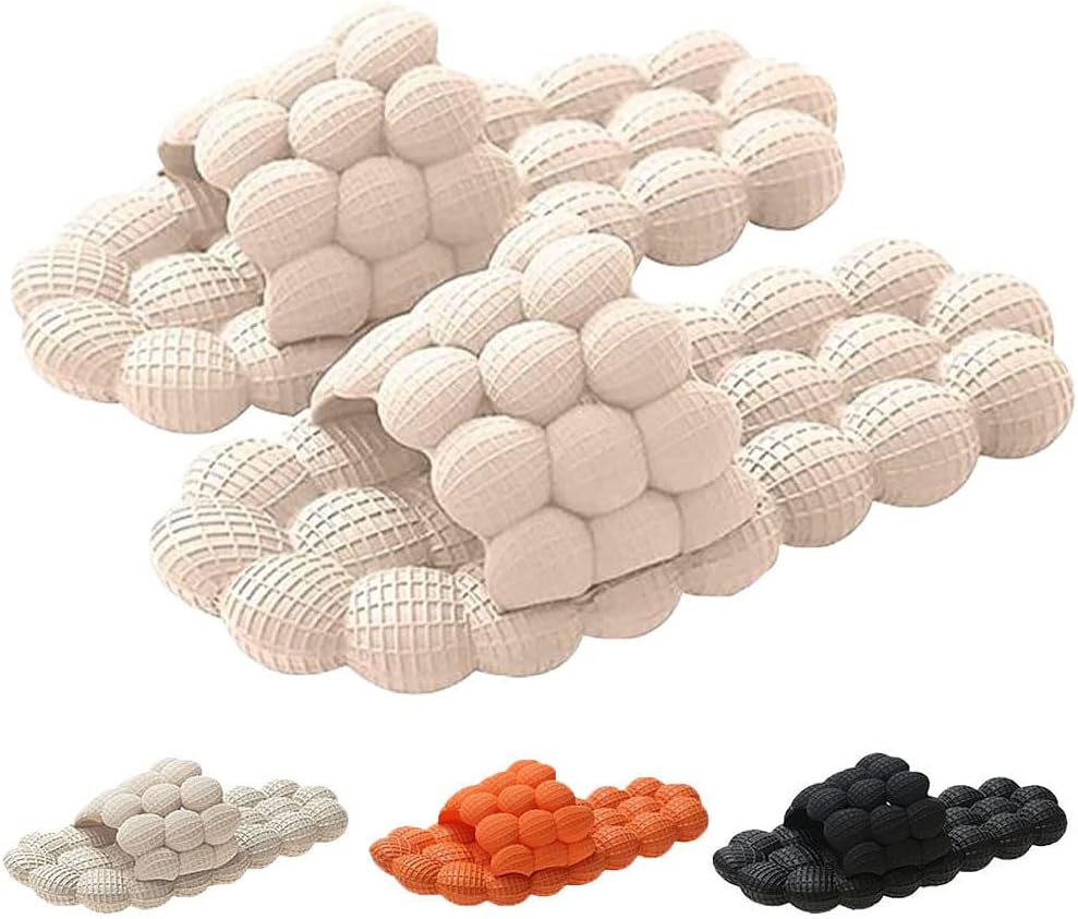 

Унисекс сандалии Личи, тапочки Личи, домашние, для душа и пляжа, массажные тапочки с открытым носком для дома и улицы Han Shan, белый