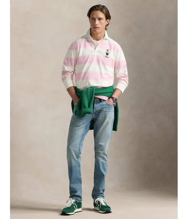 Футболка поло Classic fit Polo Ralph Lauren, розовый — фото 3