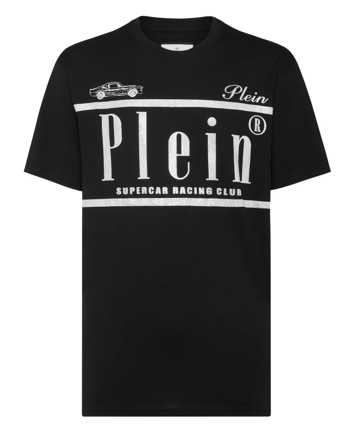 

Гоночная футболка с круглым вырезом Philipp Plein, черный