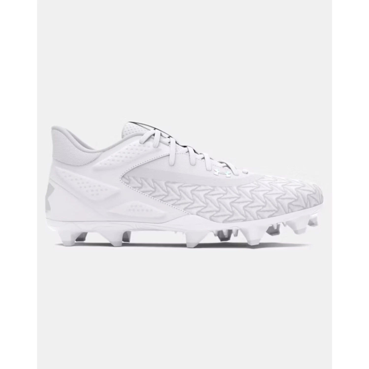 Мужские белые бейсбольные бутсы Under Armour Yard MT TPU 30 3027449-101 TF8538, белый — фото 2