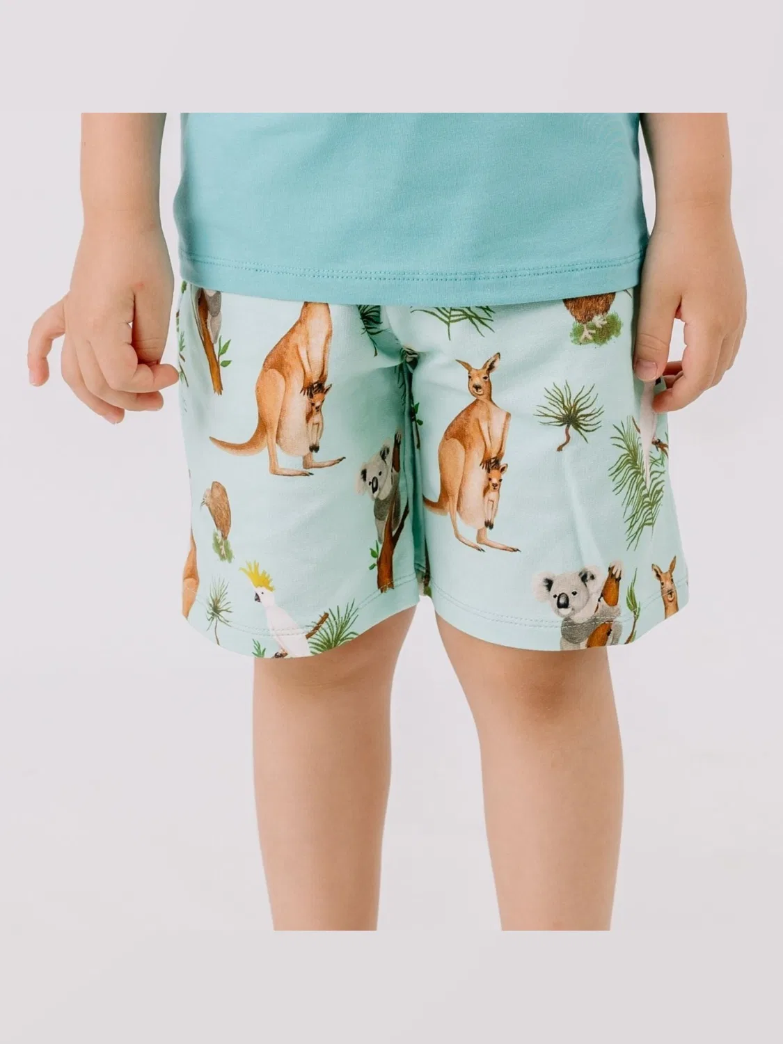 Обычные брюки 'Walkiddy - Australian Animals Shorts' Walkiddy, Pastel Blue — фото 4