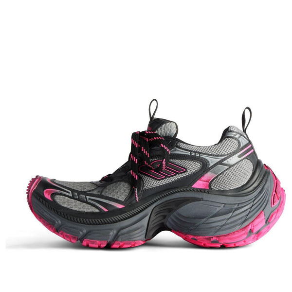 Кроссовки 10xl 'grey pink black' Balenciaga, серый