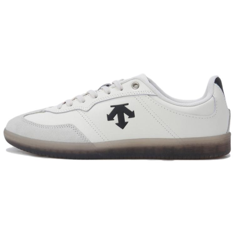 

DESCENTE Кроссовки для скейтбординга Edge Court Balance с низким верхом, дышащие, отводящие влагу, унисекс, бежево-черные