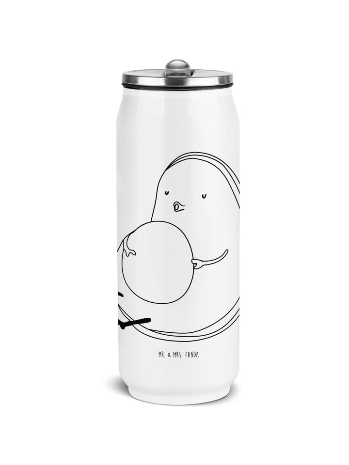 

Mr. & Mrs. Panda Бутылка для напитков Avocado Whistle без надписи, белого цвета