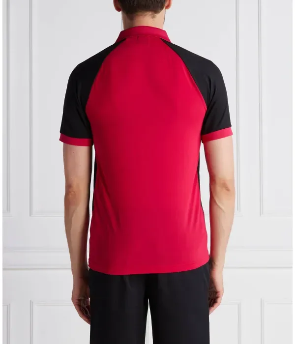 Поло Pauletech slim fit Boss Green, розовый — фото 4