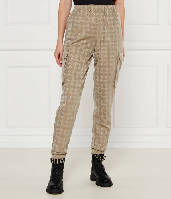 

Брюки-карго Guess Active Relaxed Fit, бежевый