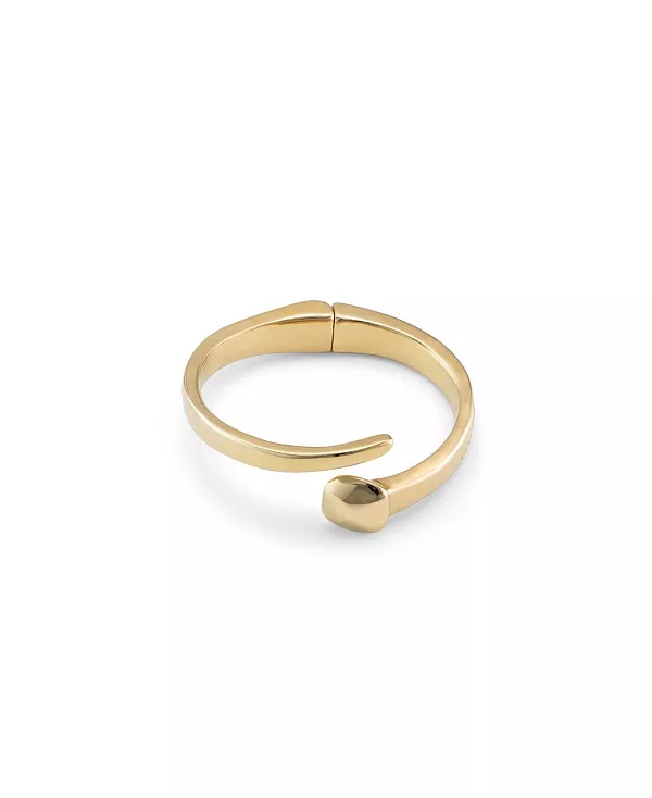 

Жесткий браслет в форме ногтя из стерлингового серебра с покрытием из 18-каратного золота Unode50, gold