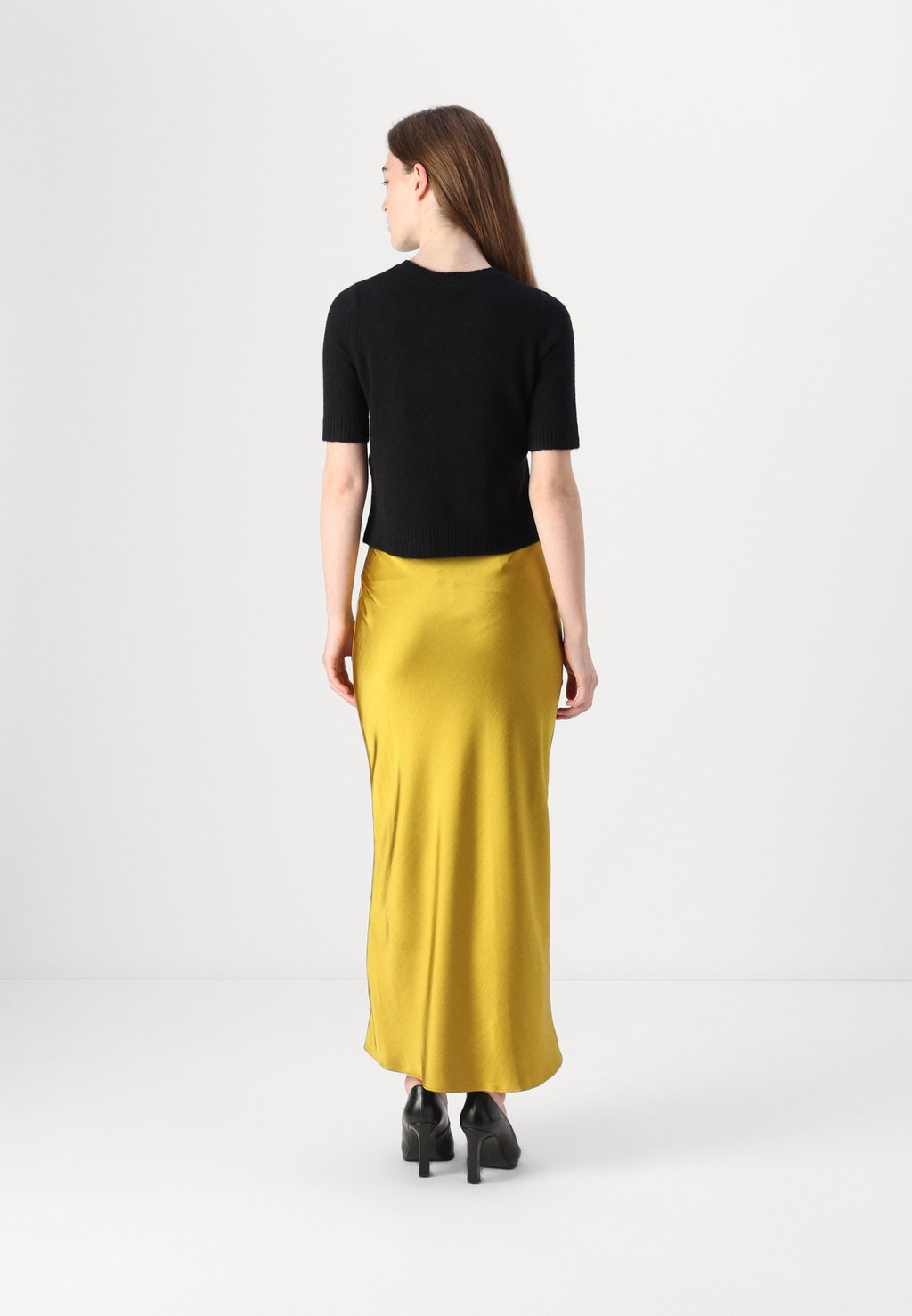 

Юбка макси LONG SKIRT Samsøe Samsøe, золотой