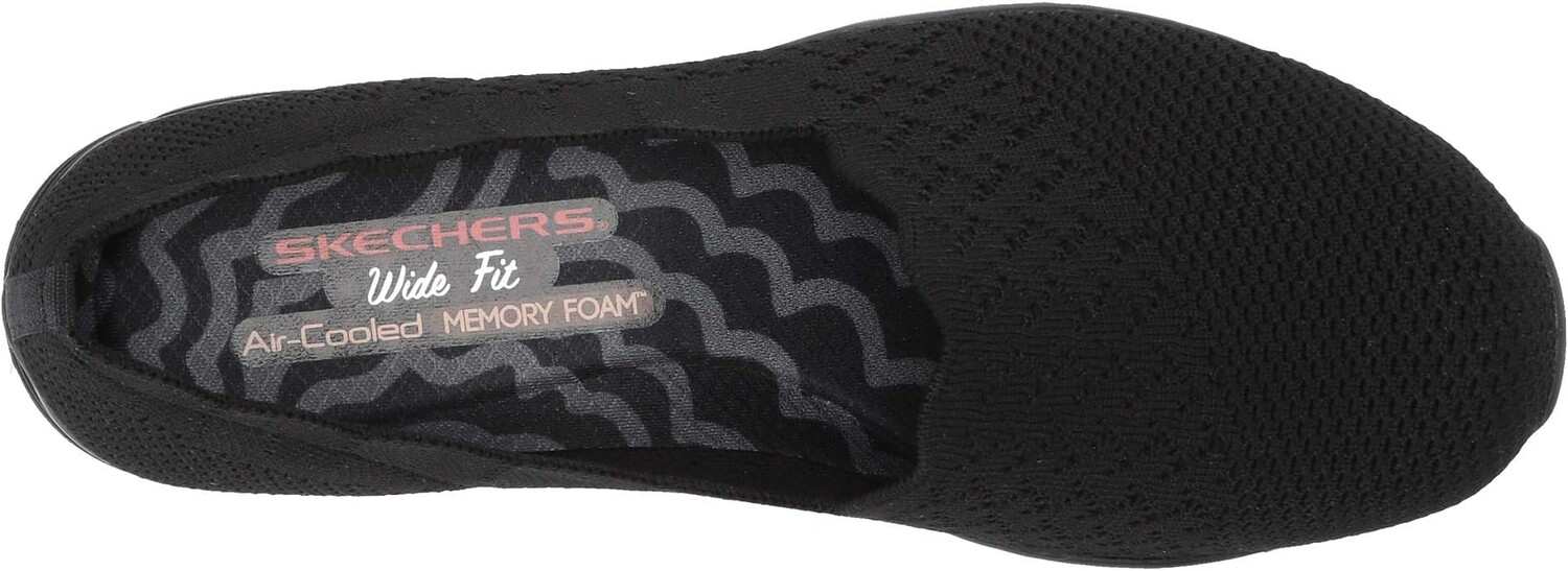 Лоферы SKECHERS Seager - Stat, цвет Black/Black — фото 2