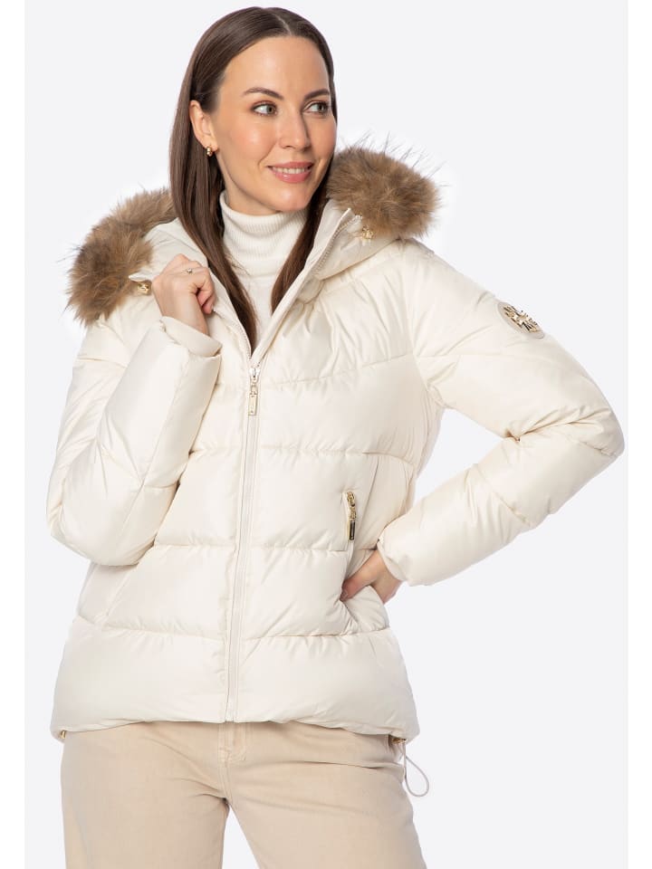

Женская куртка с манжетами светло-бежевого цвета Wittchen