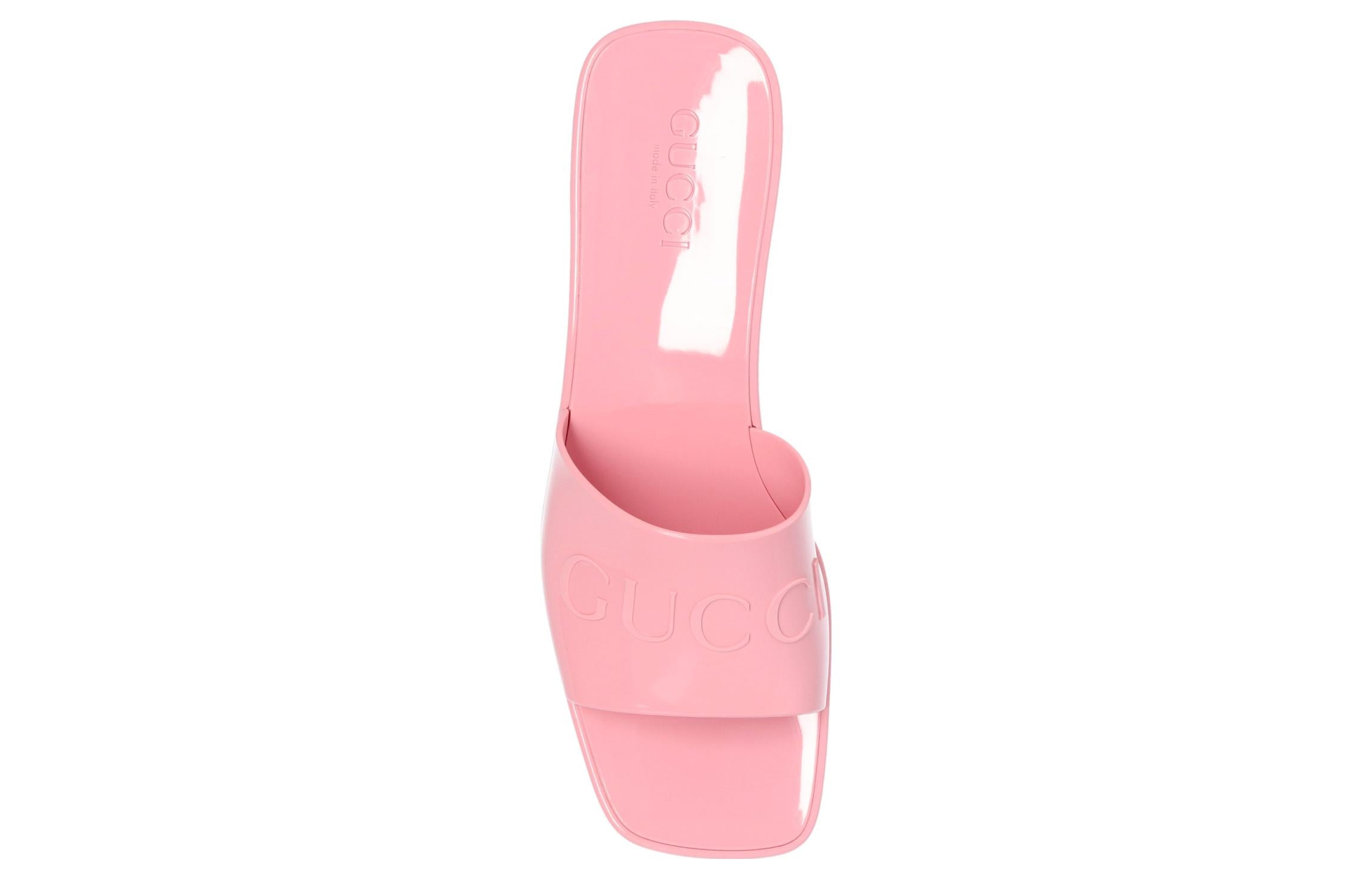 Сандалии (WMNS) Gucci Logo Shoe Pink 624730-J8700-5815 — фото 4