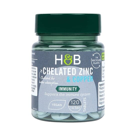 

Хелатный цинк и медь (120 таб. Holland & Barrett