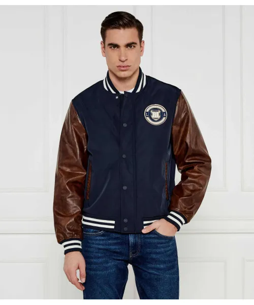 

Университетский Бомбер Regular fit Guess Jeans, мультиколор