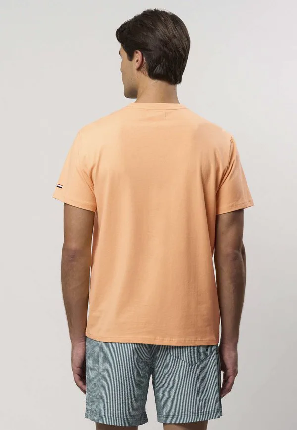 Базовая футболка umnord U.S. Polo Assn., Peach Cobbler — фото 3
