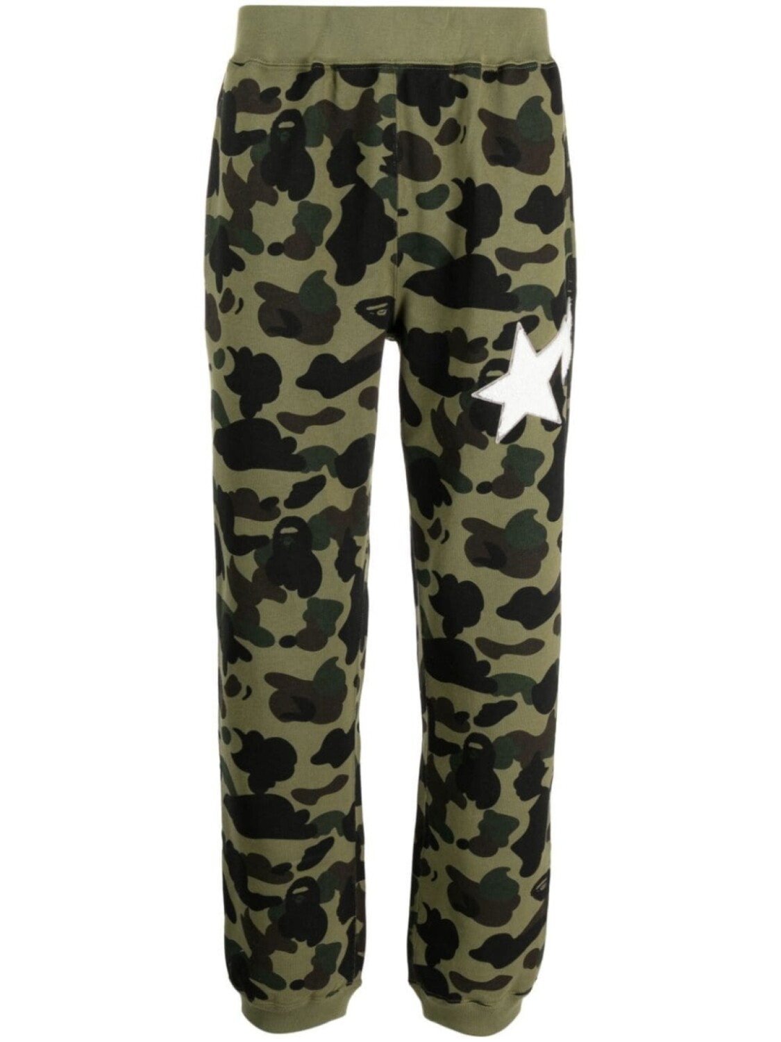 

A BATHING APE спортивные брюки с камуфляжным принтом, зеленый