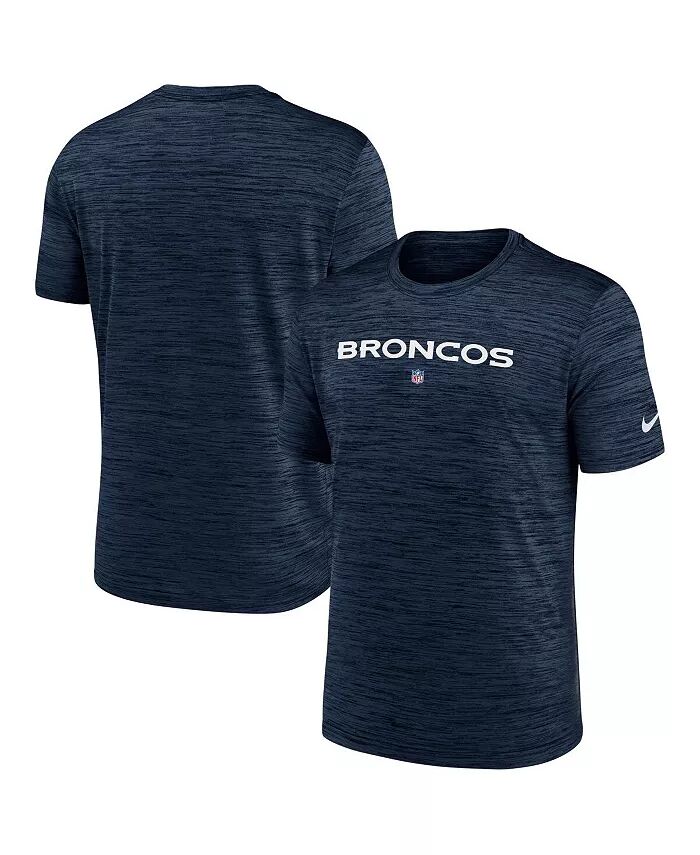 

Мужская темно-синяя футболка Denver Broncos Velocity Performance Nike