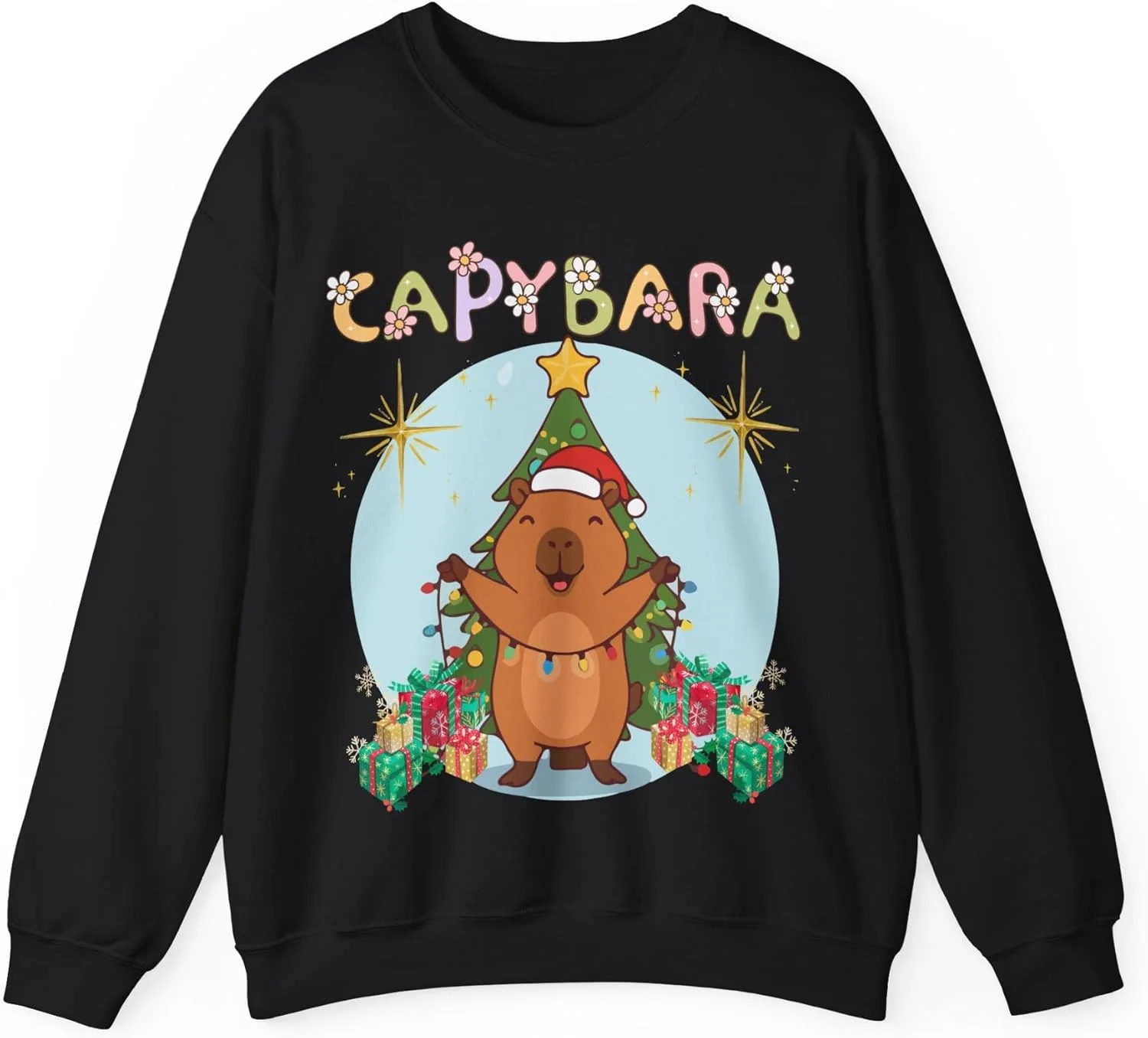 

Толстовка My Capybara Holiday Cozy Crewneck, Unisex, Heavy Blend Cotton