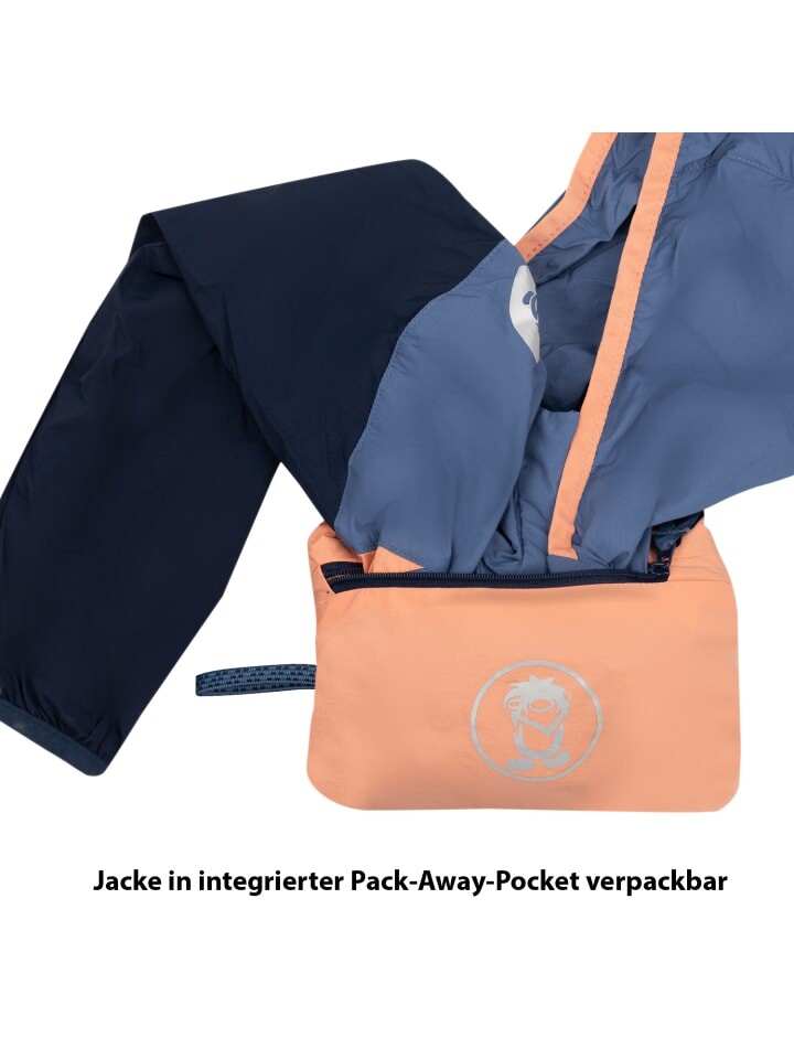 Куртка Trollkids Sira, цвет navy/lotus blue — фото 3