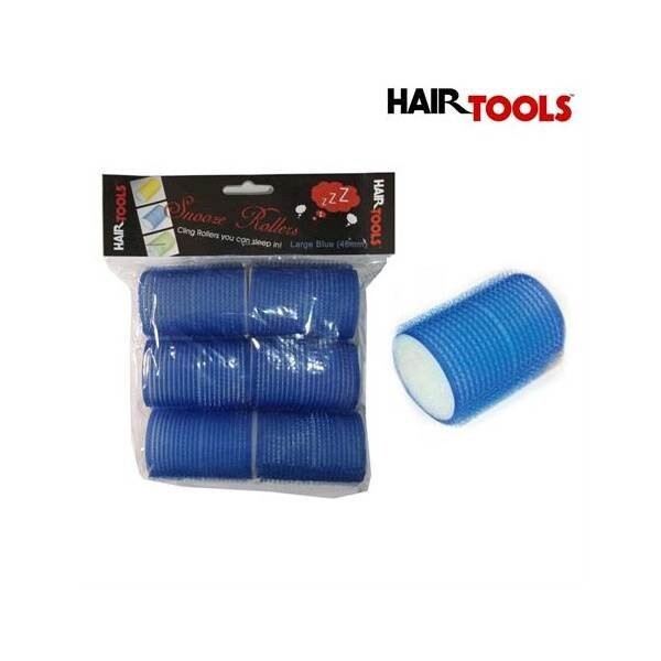 

Инструменты для волос Бигуди-бигуди синие 40мм 6шт Hair Tools
