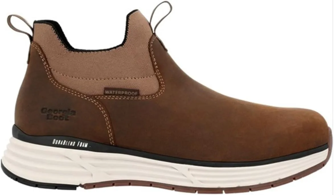 Рабочие ботинки Georgia Boot DuraBlend Sport Waterproof Chelsea, коричневый — фото 2