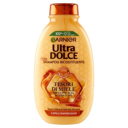 

Ultra Dolce Honey Treasures Восстанавливающий шампунь для ломких волос - 250 мл Garnier