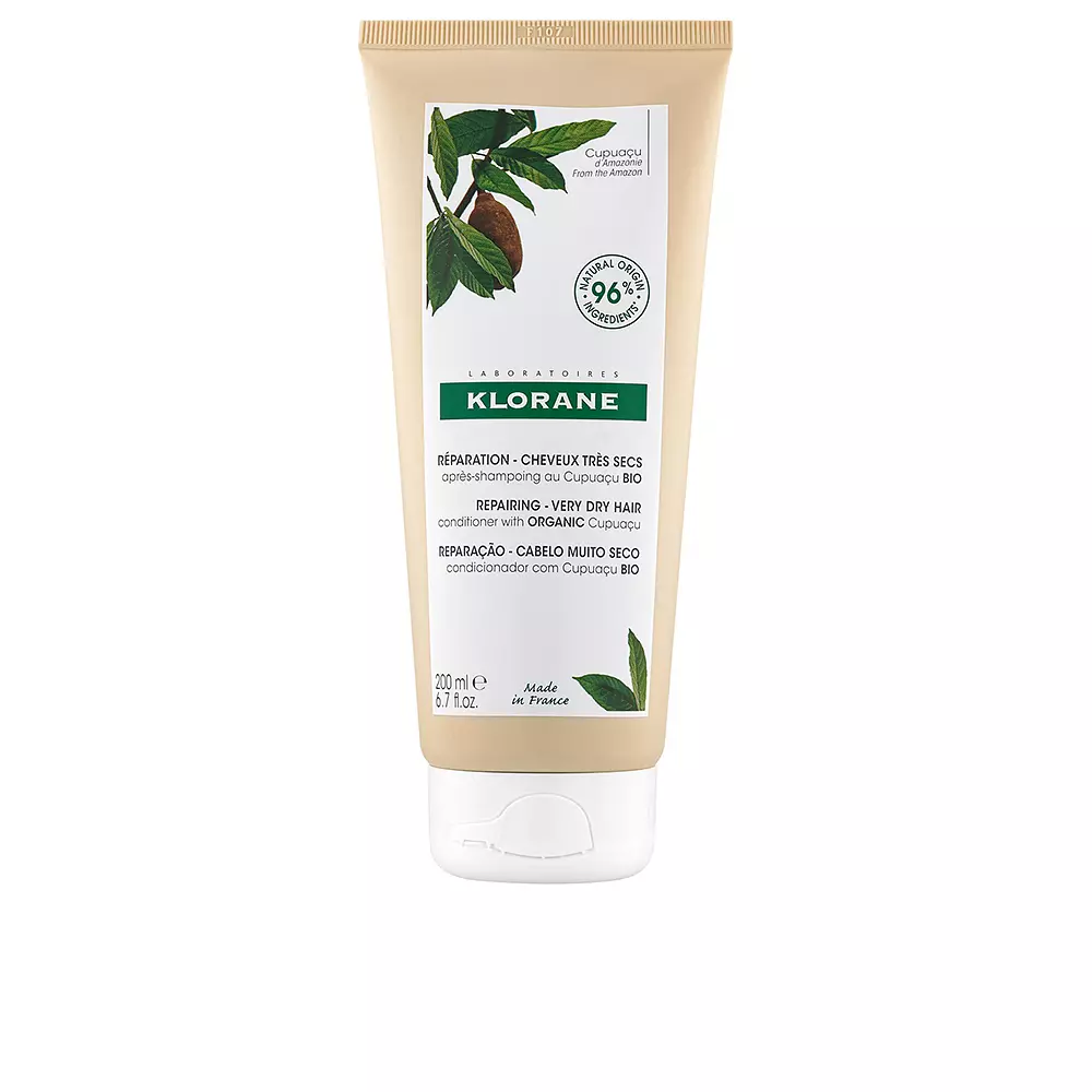 

Кондиционер для волос Al cupuaçu bio acondicionador reparador para cabello muy seco Klorane, 200 мл.