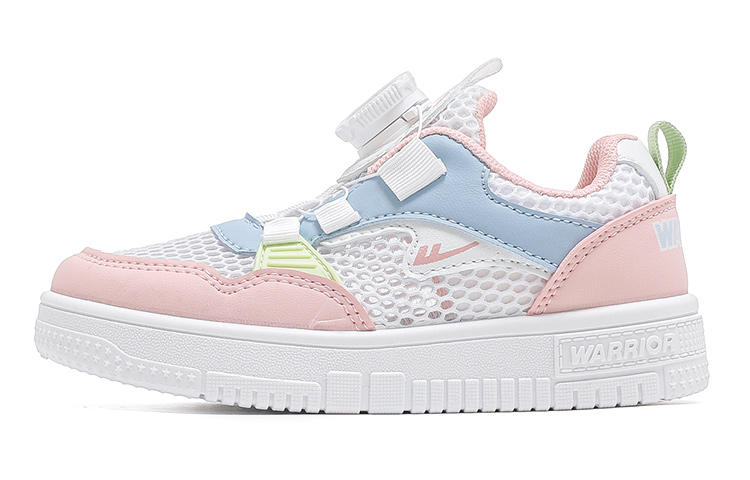 

Warrior Wear Устойчивые к износу Дышащие Противоскользящие Низкие Детские Скейтбординг Кроссовки, Белый/Розовый/Синий