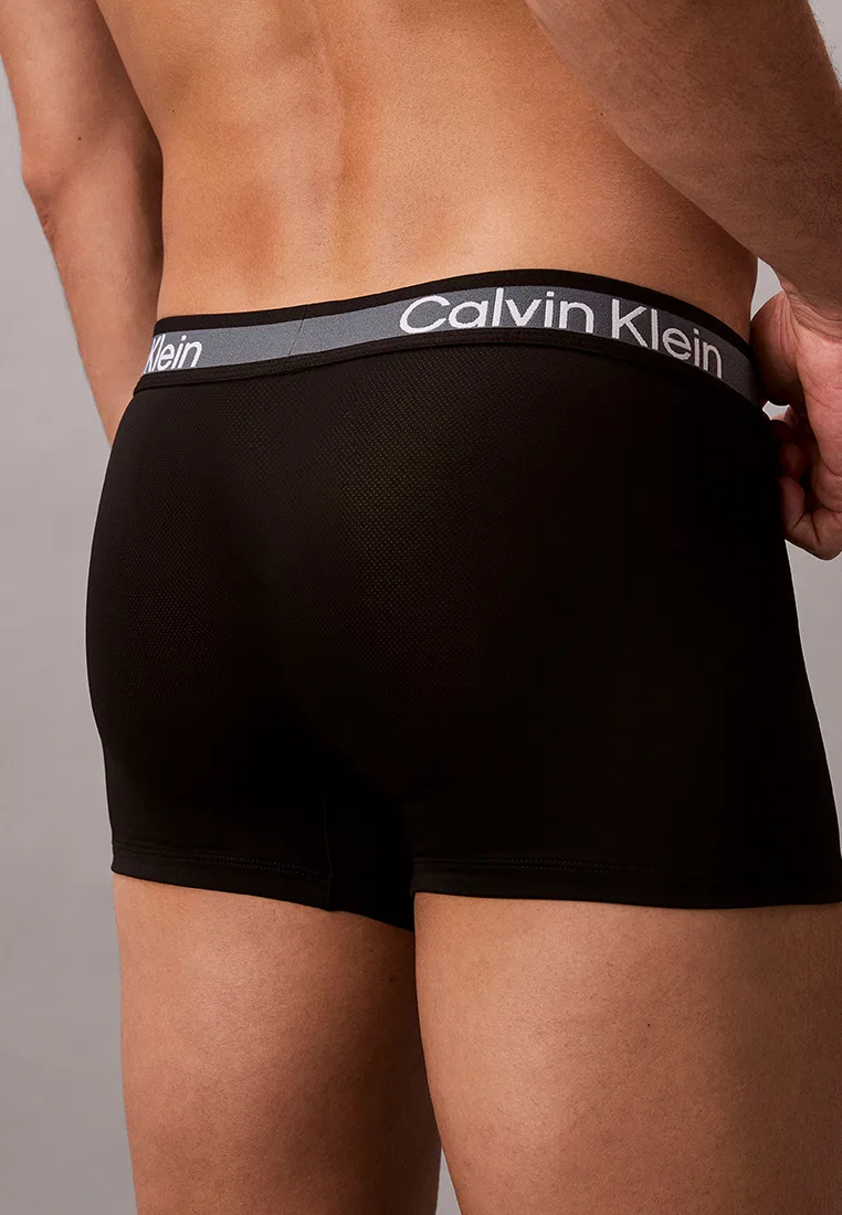 Трусы, сетчатые, Calvin Klein, черный — фото 4