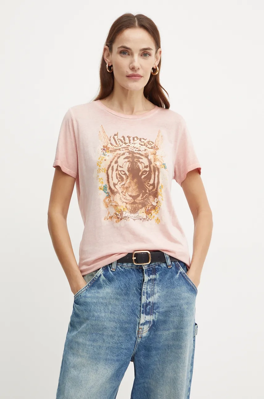 

Футболка Guess, розовый