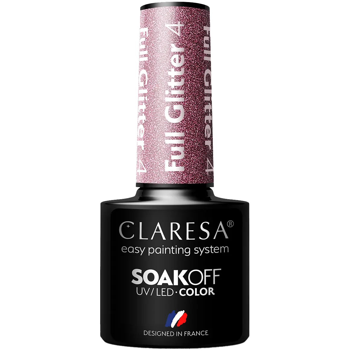 

Гибридный лак для ногтей 4 Claresa Full Glitter, 5 гр