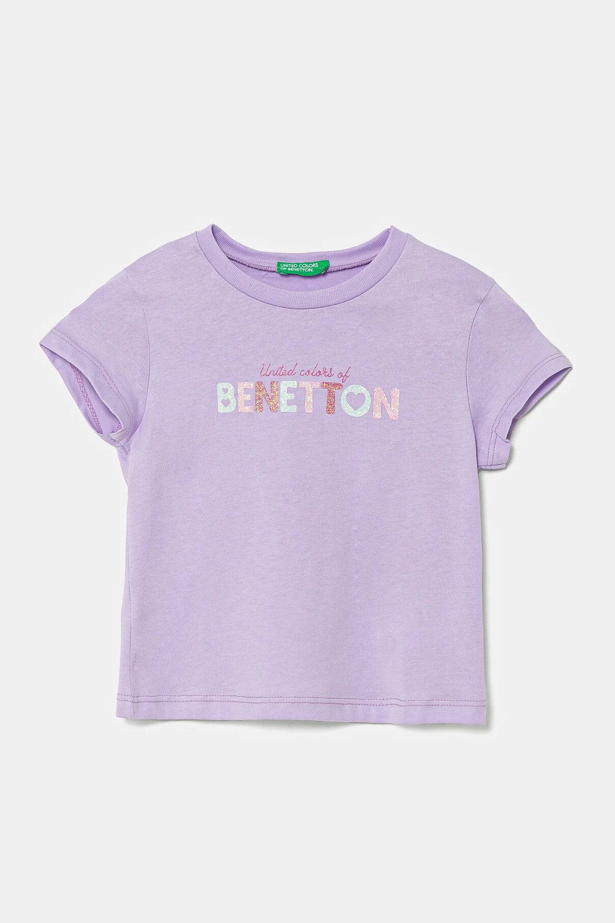 

Футболка из хлопка для детей United Colors Of Benetton, фиолетовый