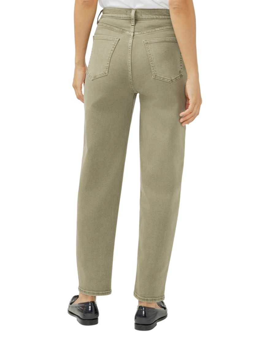 Женские джинсы с высокой посадкой и зауженными штанинами Silver Jeans Co, Military Green — фото 3