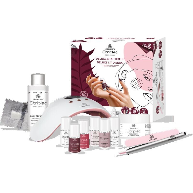 

Стартовый набор STRIPLAC PEEL OR SOAK Deluxe Alessandro, 1 шт.