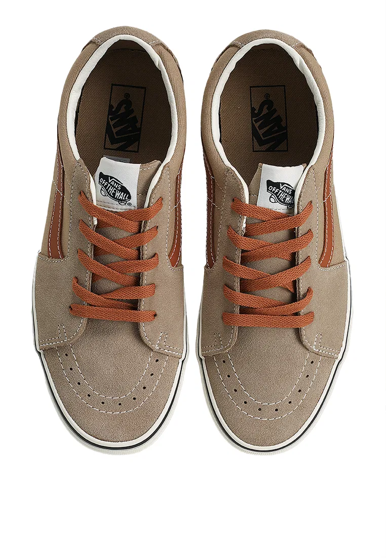 Кроссовки, низкие двухцветные, SK8-Low, Vans, мультиколор — фото 4