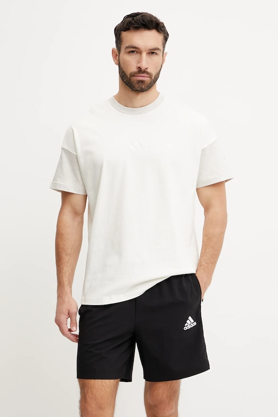 

Футболка хлопковая ALL SZN CB Colorblock Adidas, бежевый