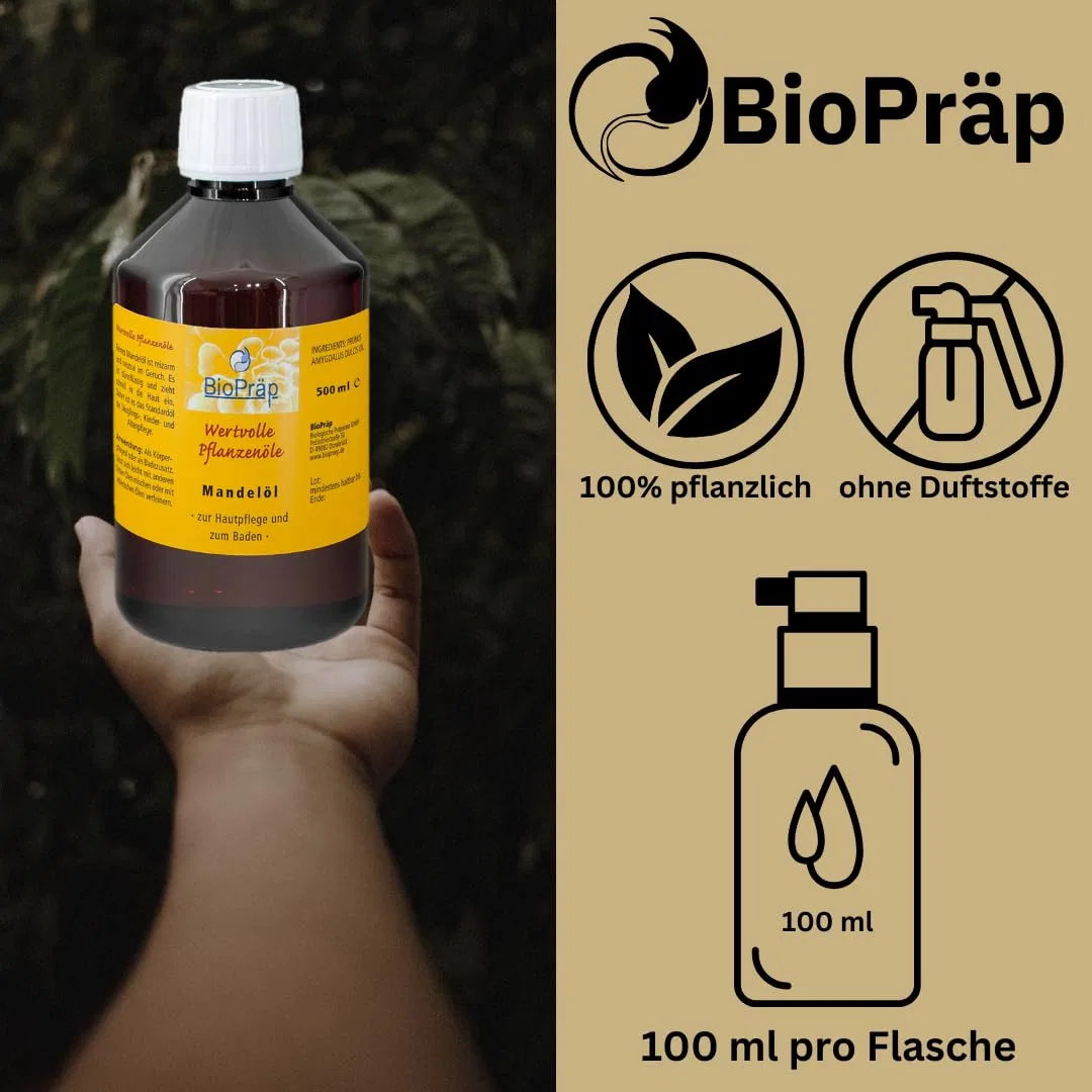 Миндальное масло BioPräp 500 мл Biopräp — фото 4